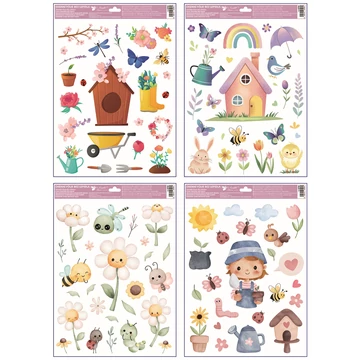 Ragasztómentes ablakmatrica  30x42 cm  - GARDEN