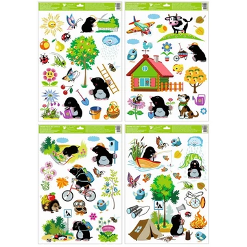 Ragasztómentes ablakmatrica  30x50 cm  - A kis vakond