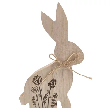 Álló fa nyuszi 9,5x15x2cm