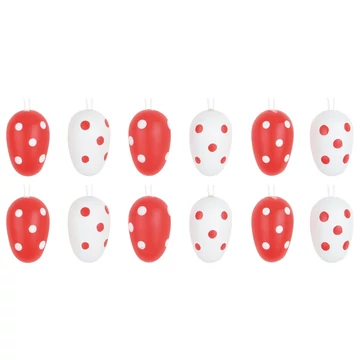 Felakasztható fából készült tojás 3cm/12db