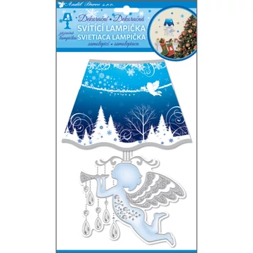 Öntapadós LED lámpa - angyal motívummal 