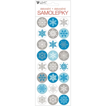 Matrica  10 x 31 cm  - Hópelyhek