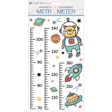 Falmatrica magasságmérő  160 cm-ig  - Világűr
