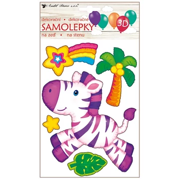 Falmatrica 15 x 26 cm  - 3D lufis, zebra