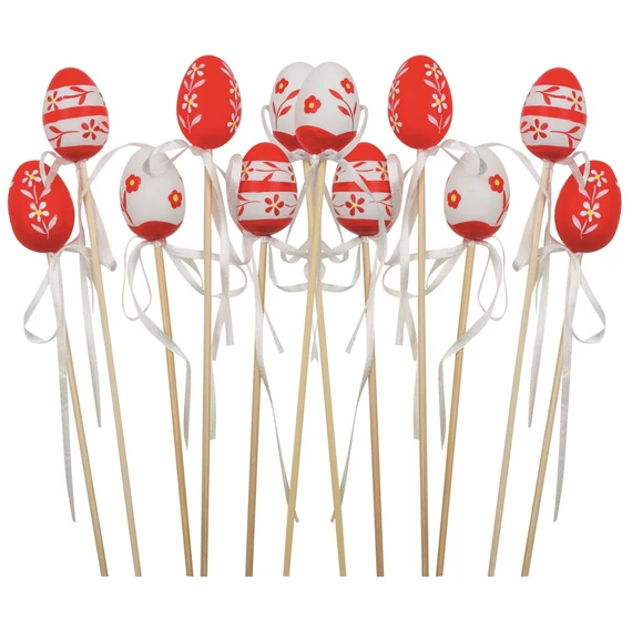 Műanyag tojás 4cm + pálca