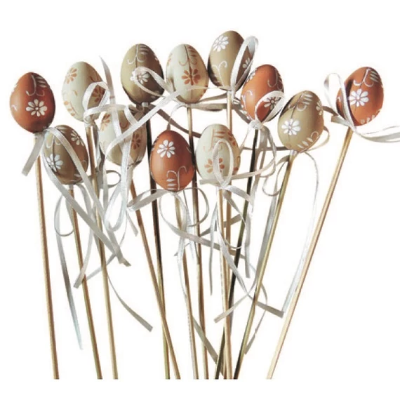 Műanyag tojás 4cm + pálca