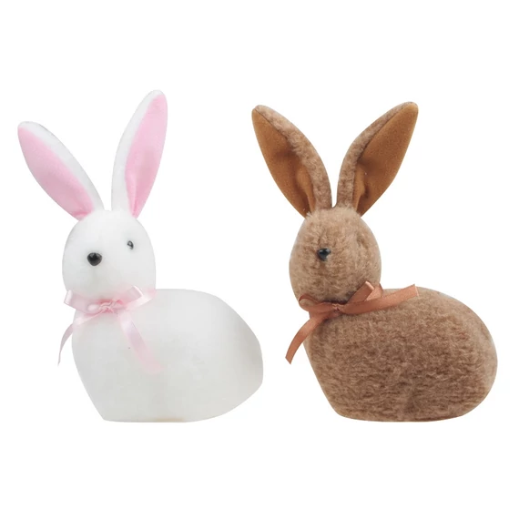 Plüss nyuszi 10x17x7cm