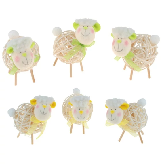 Rattan bárányka 7cm