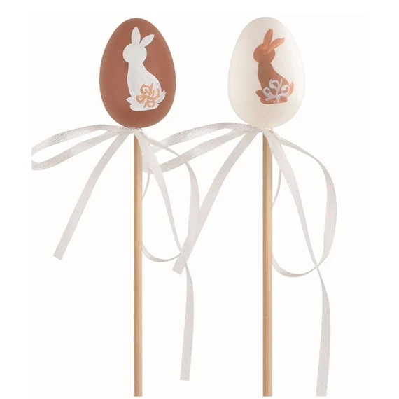  Műanyag tojás pálcán 4cm 