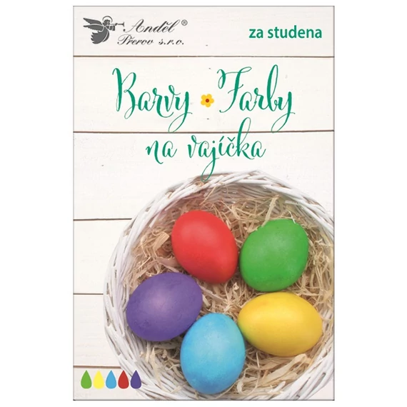 Tojásfesték  készlet  - 5 x 0,6 g tabletta hideg festéshez