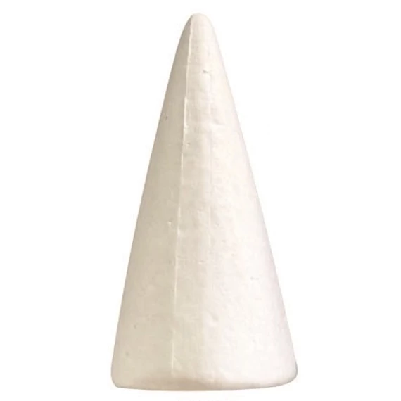 Polisztirol kúp 10x29x10cm