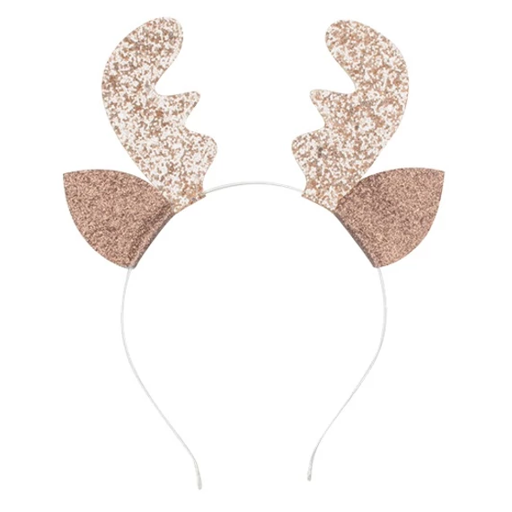 Csillámos fejpánt, rénszarvas agancsok