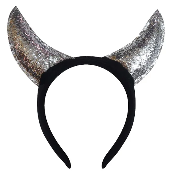 Fejpánt -  csillámos ördögszarvak