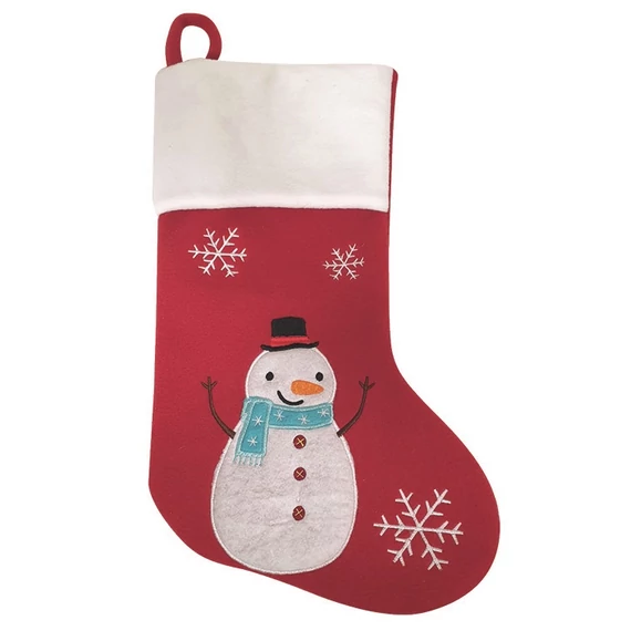 Felakasztható Mikulás-csizma 25x40cm
