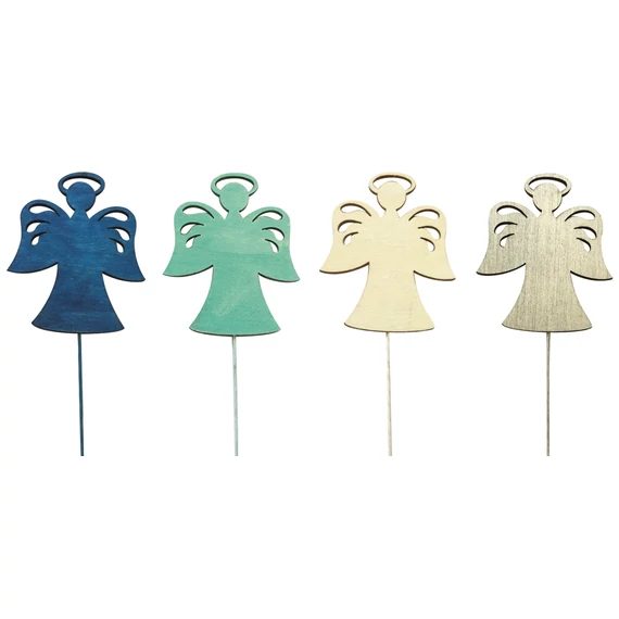 Fa angyalkák 8cm + drót