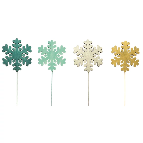 Fa hópehely 8cm + drót