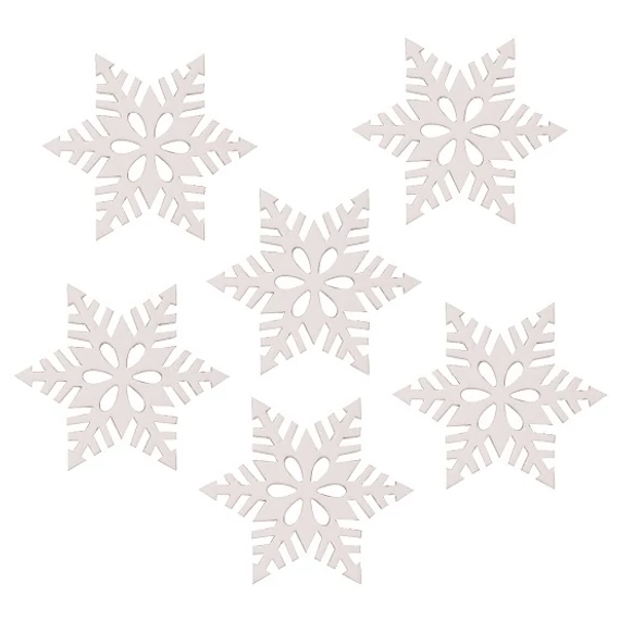 Fa hópelyhek 6cm, 6db