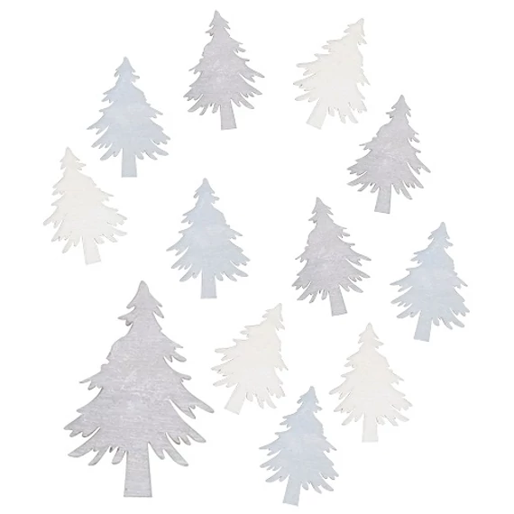 Fa fenyőfák 4cm, 12db