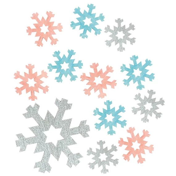 Fa hópelyhek 4cm, 12db