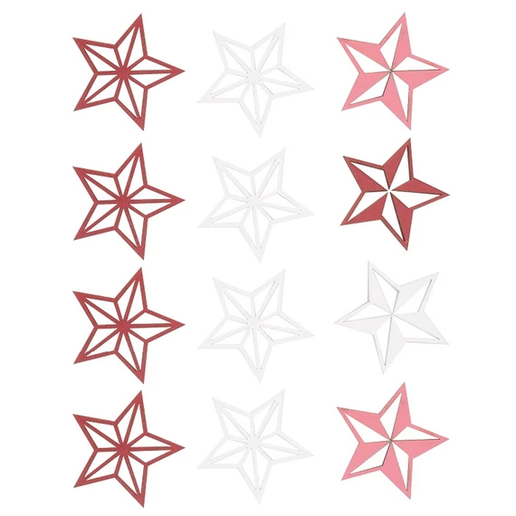 Fa csillagok  4cm/12db