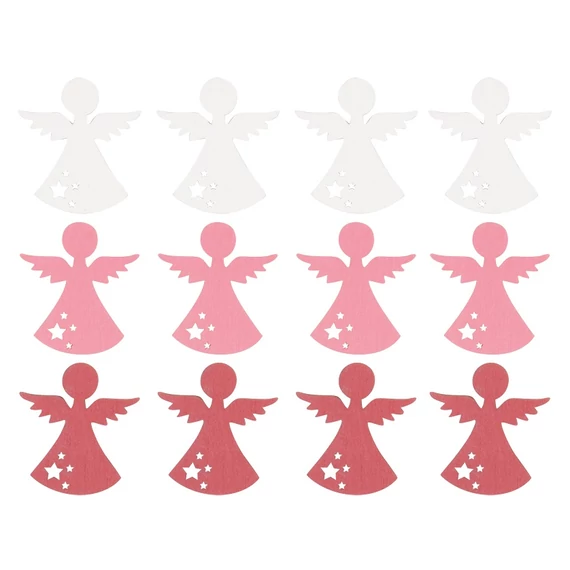 Fa angyalkák  4cm/12db