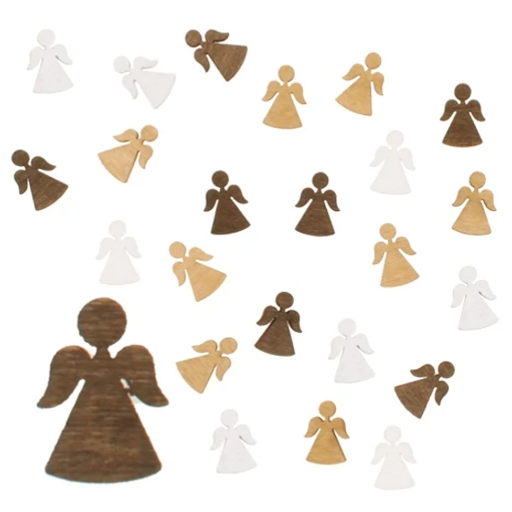 Fa angyalkák 2cm/24db