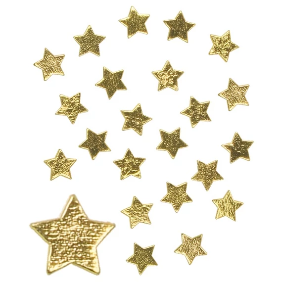 Arany fa csillagok 2,5cm/24db