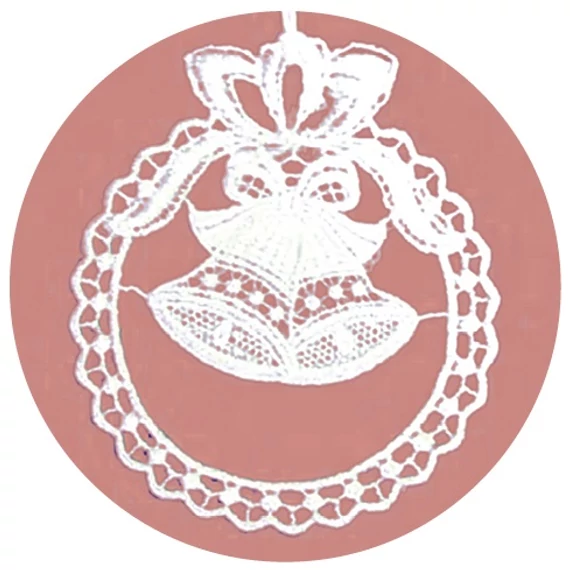 Felakasztható horgolt harangok 10cm