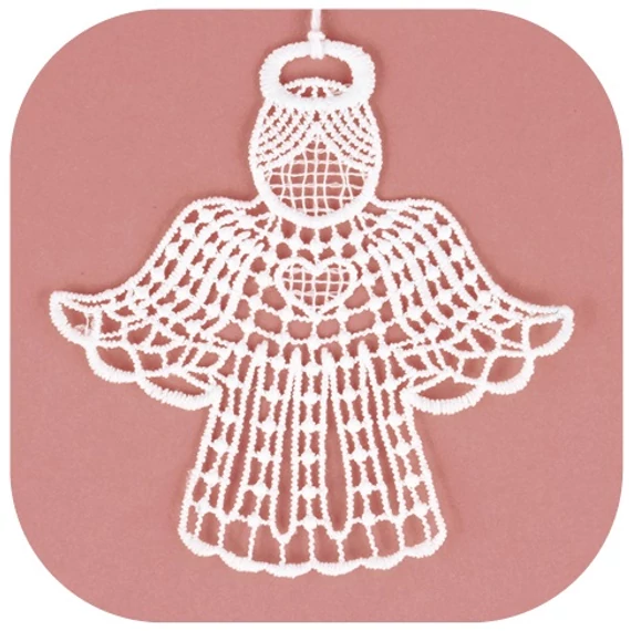 Felakasztható horgolt angyalka 10cm