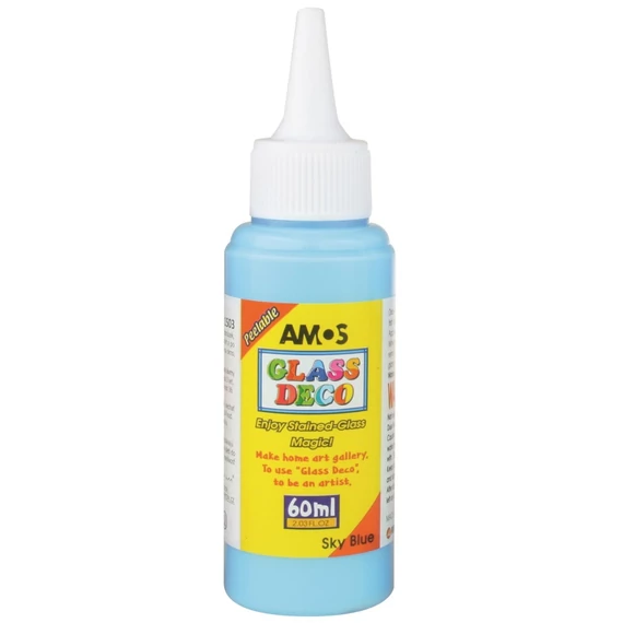 Üvegfesték 60 ml - világos kék