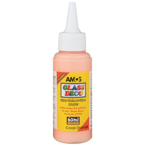 Üvegfesték 60 ml - korall