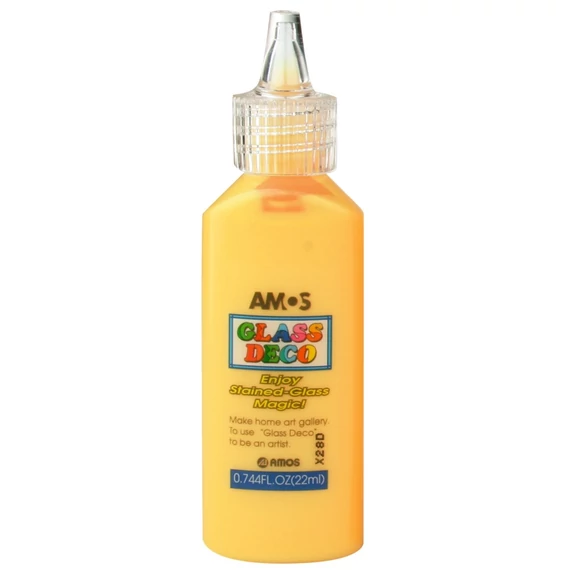 Üvegfesték 22 ml - sárga