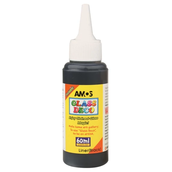 Kontúr üvegfesték 60 ml - fekete