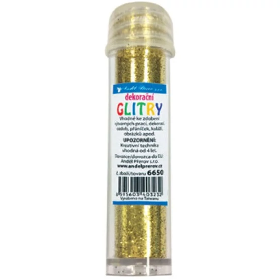 Csillámpor 6 g - arany
