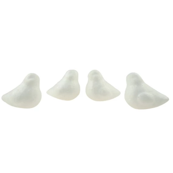 Polisztirol madarak 4 cm, 4 db
