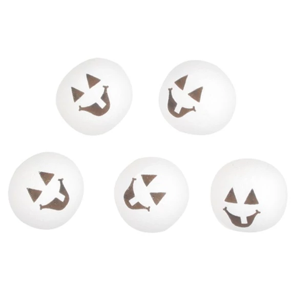 Fejecskék cellulózpépből 2,5 cm , 5 db - szellem 