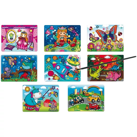 Mágikus festés vízzel 20 x 15 cm / 1 db