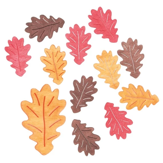 Fa falevelek 4 cm, 12 db