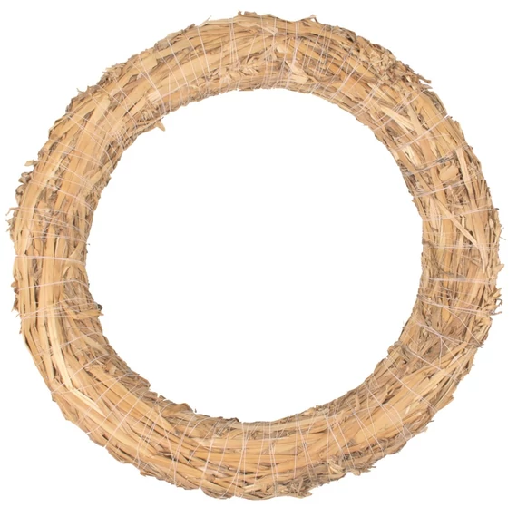 Szalma koszorú alap 35 cm