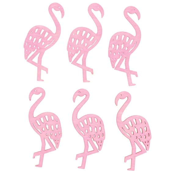 Fa flamingó 6 cm, 6 db