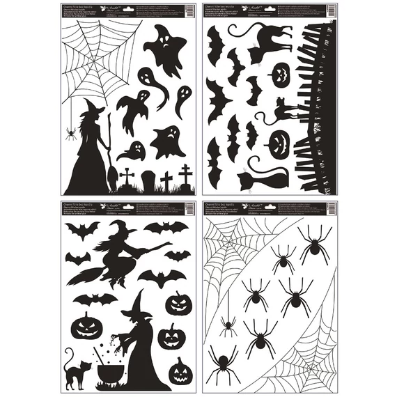 Ragasztó nélküli ablakmatrica - Halloween 35 x 50  cm