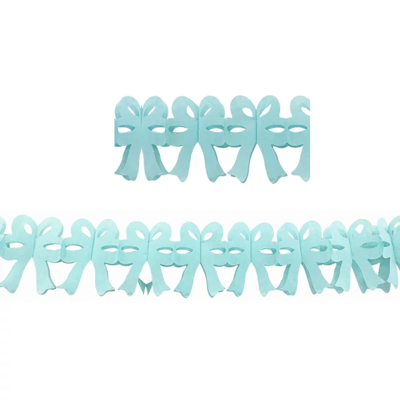 Girland - kék masni 300 x 19 cm