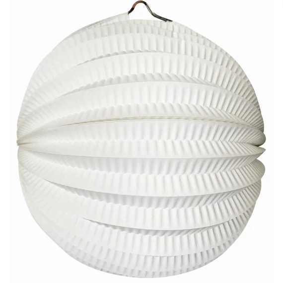 Gömb alakú lampion 21 cm - fehér