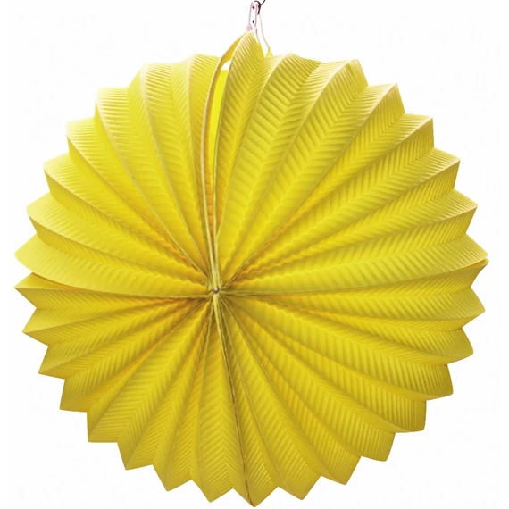 Gömb alakú lampion 25 cm - sárga
