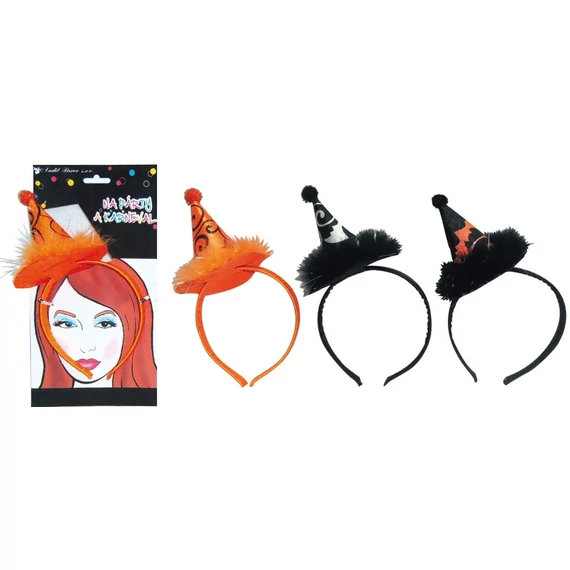 Fejpánt  kalapok halloween motívumokkal
