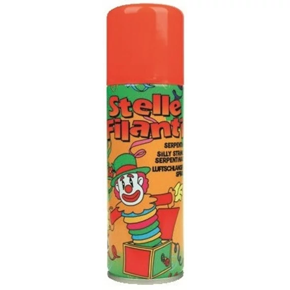 Spagetti szerpentin spray 83 ml - narancs