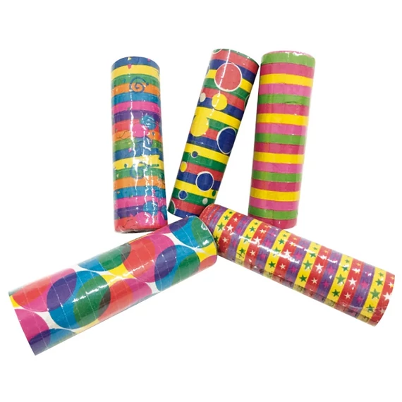 Színes szerpentin 7 mm x 4 m