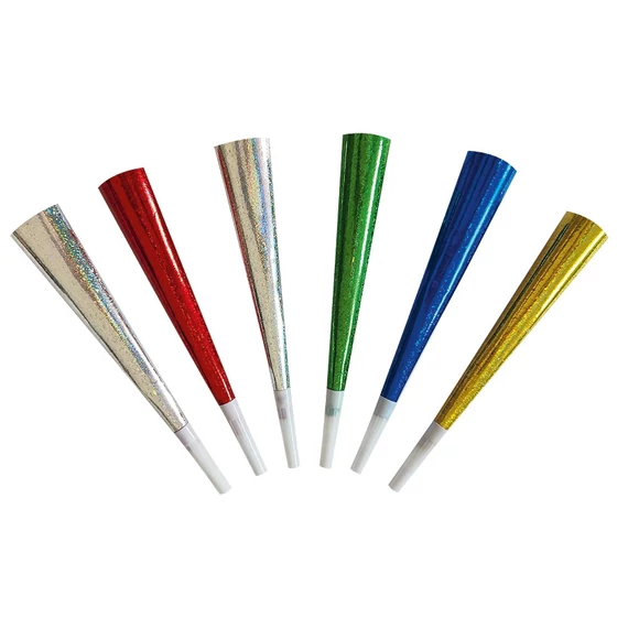 Metálos trombiták 25 cm, 6 db