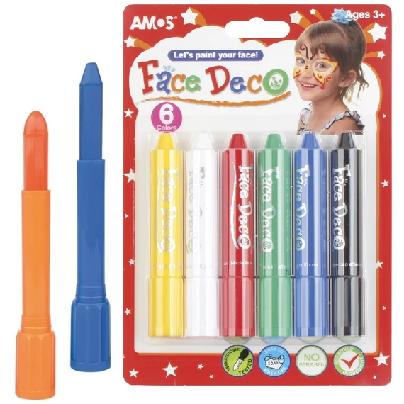Arc- és testfestékek 4,7 g - 6 db készlet