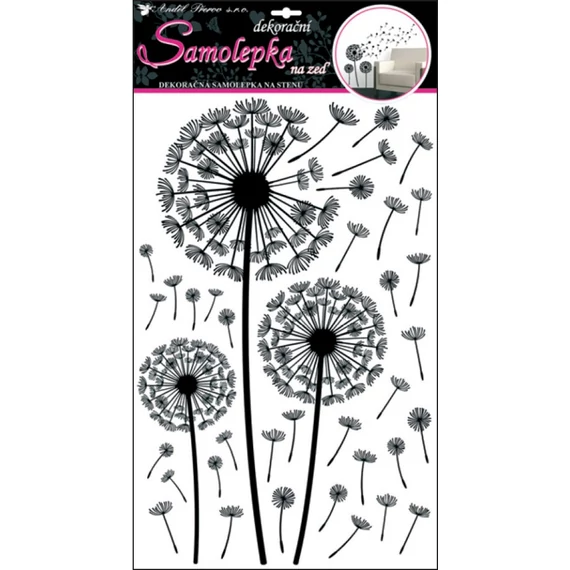 Falmatrica fekete pitypang  32 x 50 cm